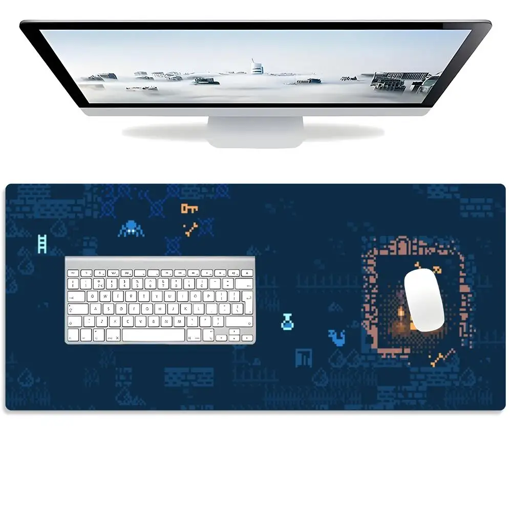 Коврик для клавиатуры и мыши XXL Коврик для мыши Игры Коврик для клавиатуры Коврик для мыши Pixel Gamer Коврик для компьютерной мыши Коврик для мыши