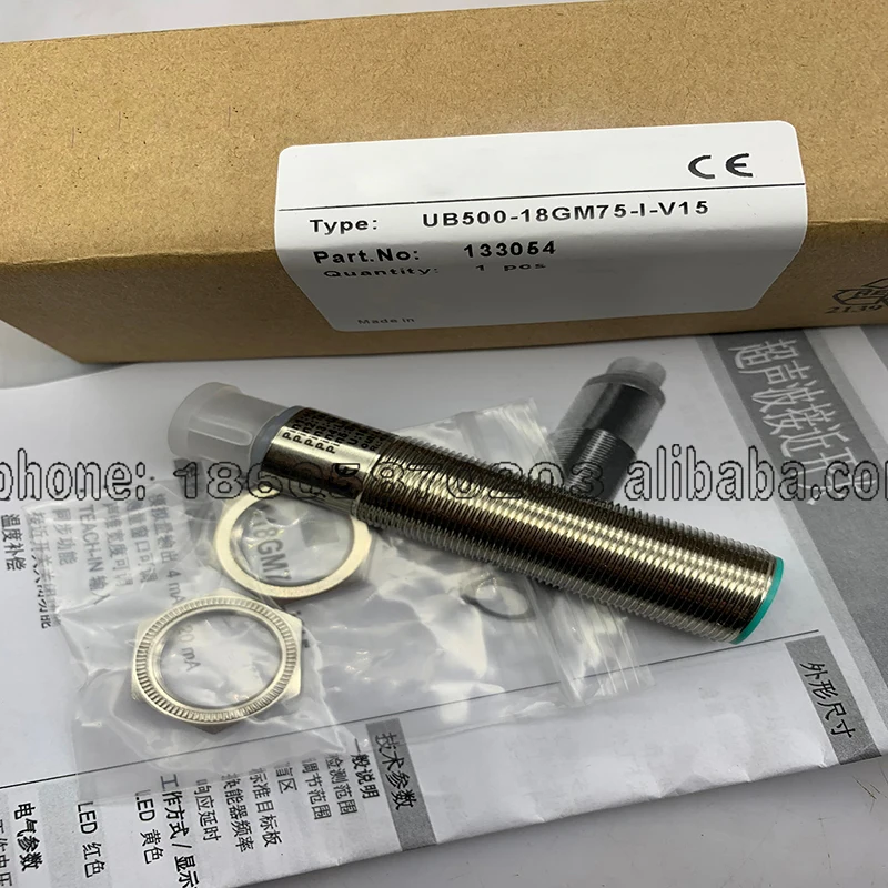 Original genuine ultrasonic sensor UB500-18GM75-PWM-V15