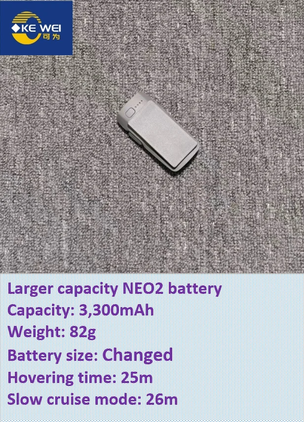 Batterie réaménagée de plus élevée pour drone DJI NEO2 3300mAh