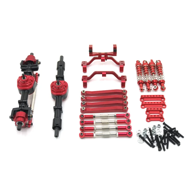 

D90 91 96 MN98 99S remote control car spare parts, metal front and rear axles, tie rods, shock absorbers