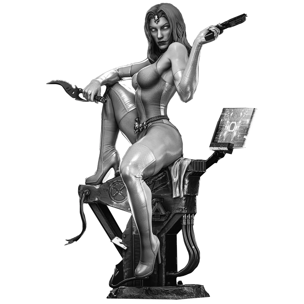 1:18 Shapeshifting Fantasy Warrior เรซิ่นโมเดล Kit - โครงการ Artisan DIY ที่ไม่ทาสี |   A941 ของสะสมแปลงร่างได้