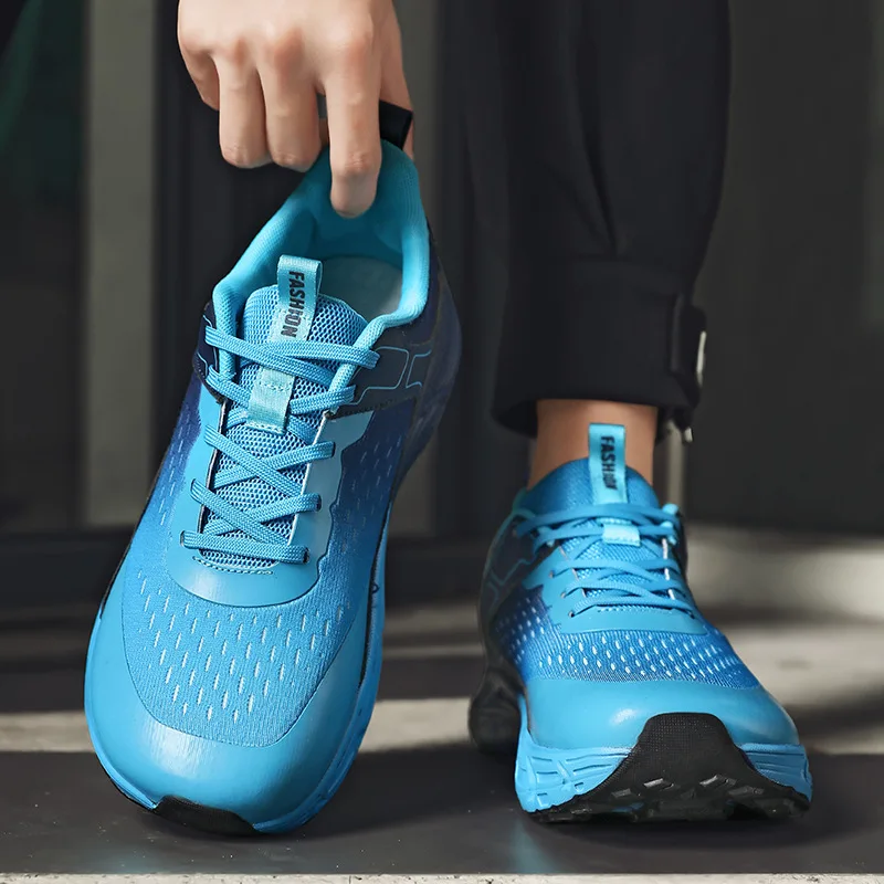 

2026 Wide Box Toe Sneakers Platform Soles Fashion Casual Sports Shoes Men Running Walking Breathability Women Shoes
