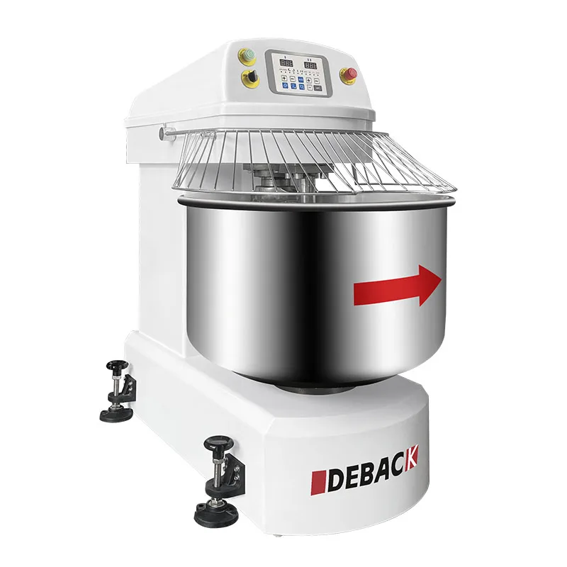 Industrial Commercial Bakery Baking Machine Automatic Stainless Steel Wheat Flour Spiral Dough Mixer