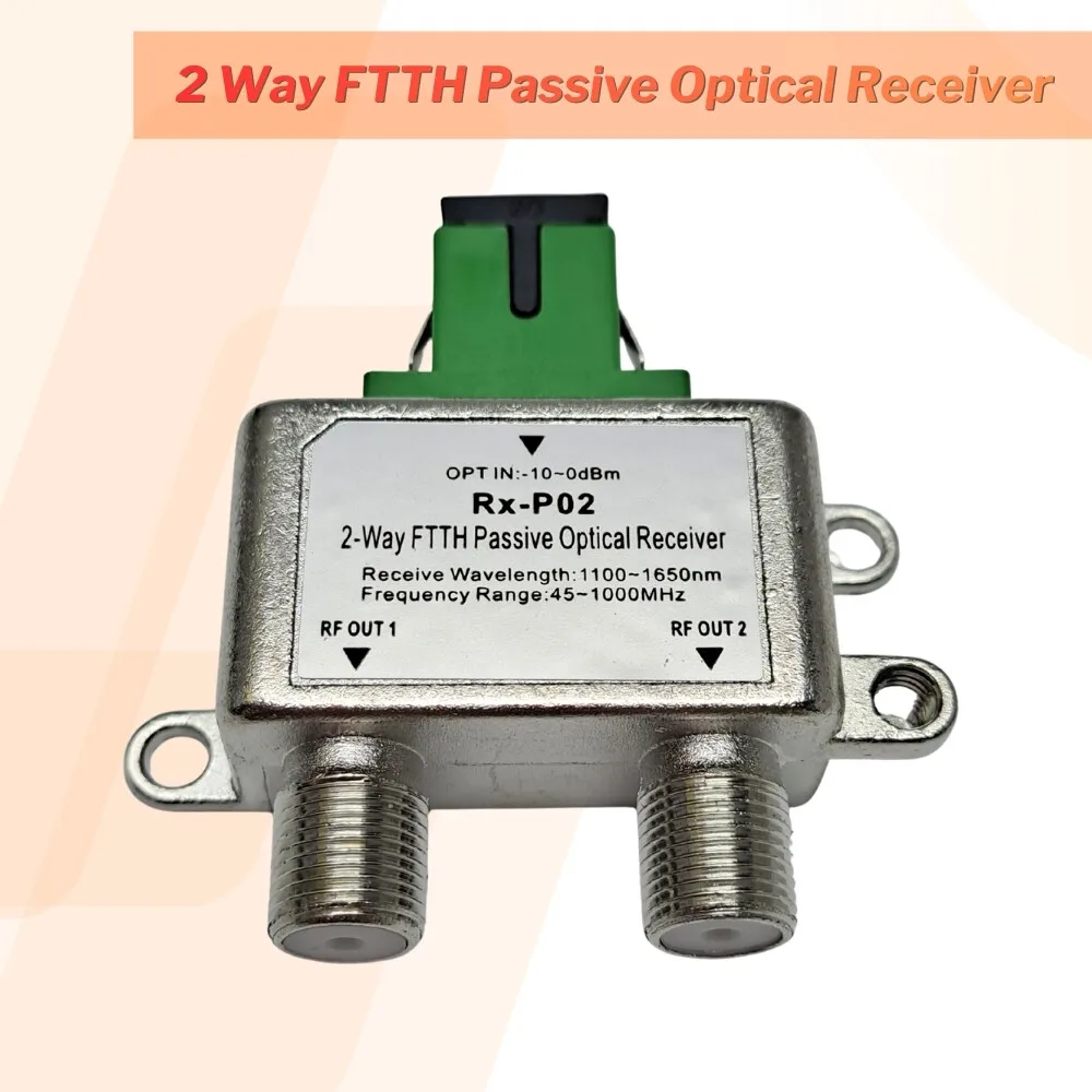 Power Passing CATV Splitter 2-Way 5-1000MHz Low Loss for Antenna/TV/Digital Signal (10 PCS/Lot)
