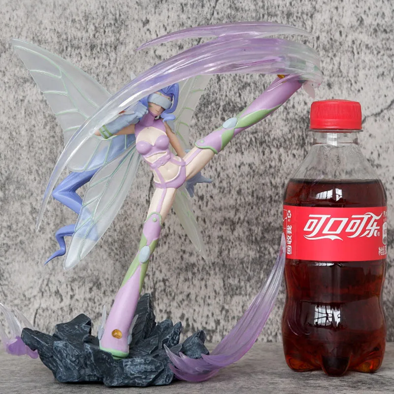 

Digimon Fairymon Action Figure Manga Pokemon Figurine Kawaii Doll Anime Peripheral 21cm GK Statue Model Ornament Gift for Kids