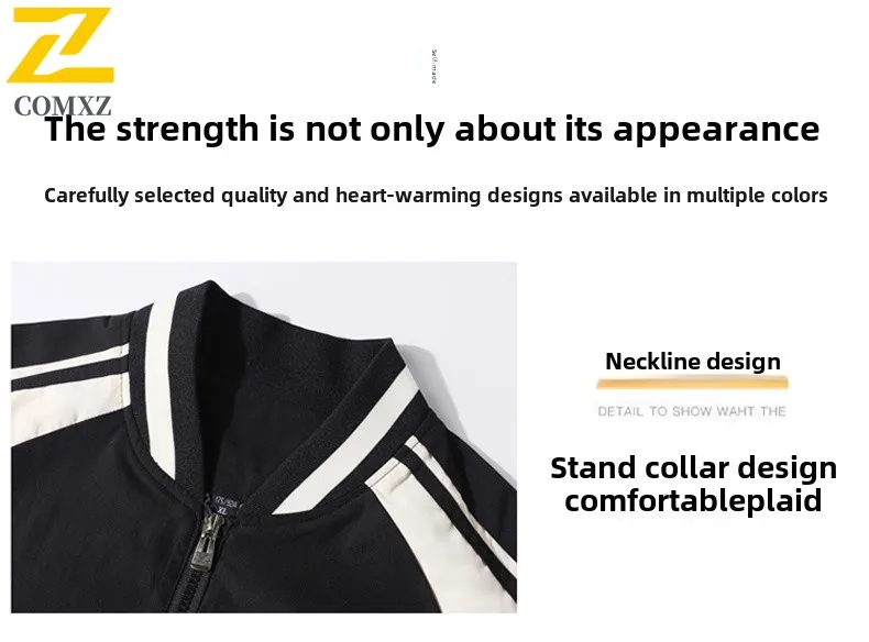 High quality Baseball Jacket Men Women New Autumn Casual Striped Color Contrast Windproof Jackets South Korea Street Loose Coat