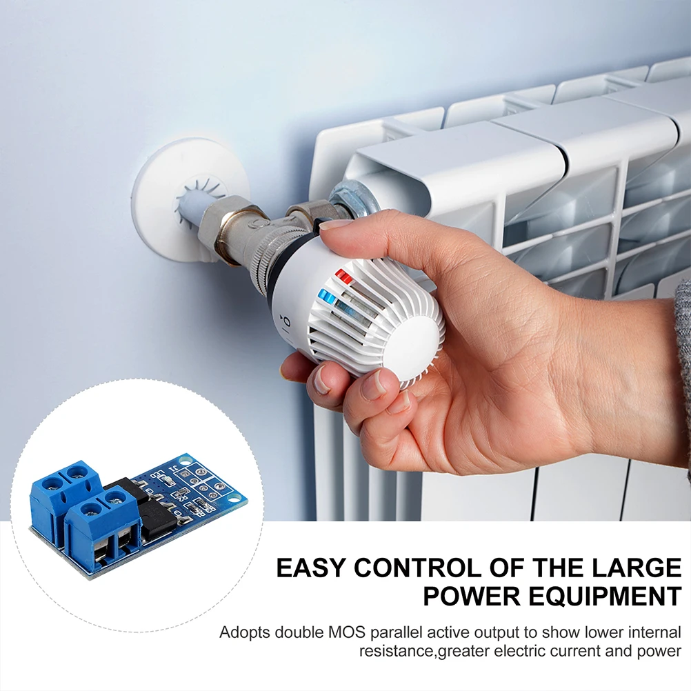 

10pcs Dc 5V-36V 15A Max 30A High-Power Mos Driving Controller Module Dual Mos Output Low Internal Resistance