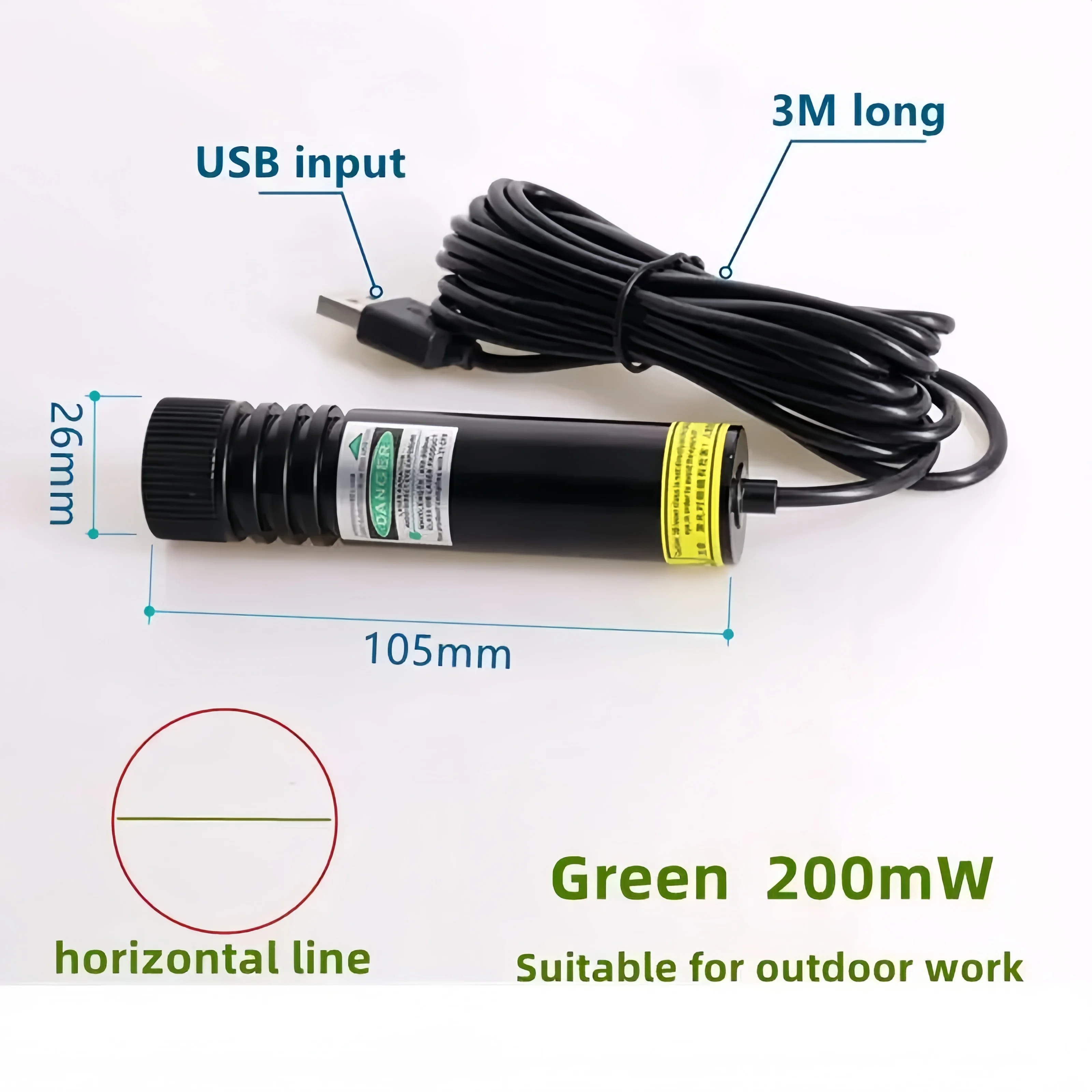 

Compact Size Machine Vision Laser Module 405nm~980nm Red Green Blue IR Lens for Industrial Scan/2D 3D