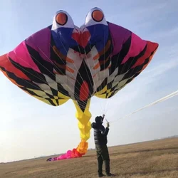 15M 30D Devil Fish Large Soft Kite Ray Flying Folding Inflatable Kite Professional Competition Kite Festival Exhibition