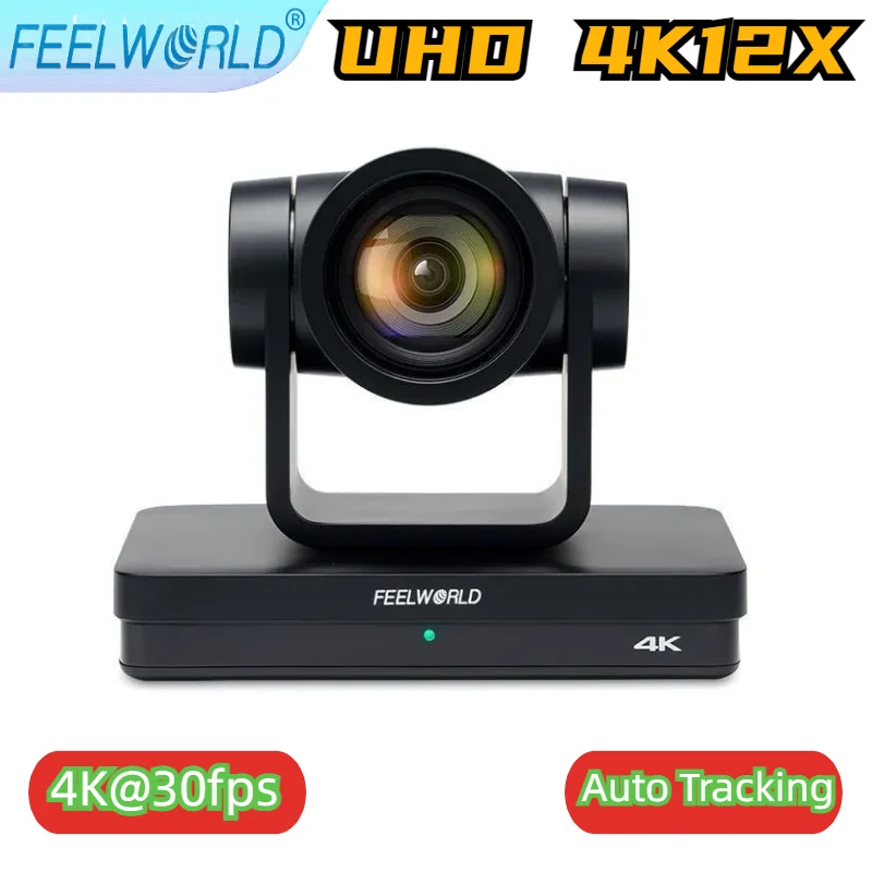 FEELWORLD UHD4K12X  Multiple Video Outputs USB PoE Support 12X Optical Zoom Autofocus SDI HDMI IP 4K@30FPS 4K PTZ Camera