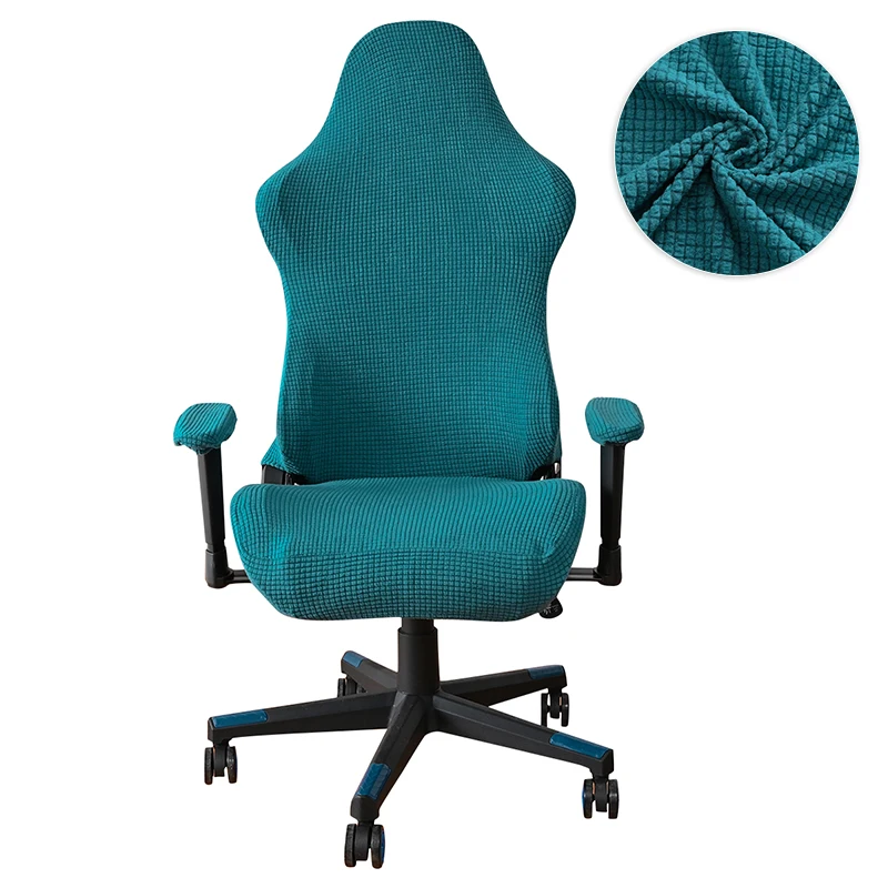 Soft and elastic gaming chair cover, armrest cover, computer seat cover, rotary control elevator, polar smile, chair cover