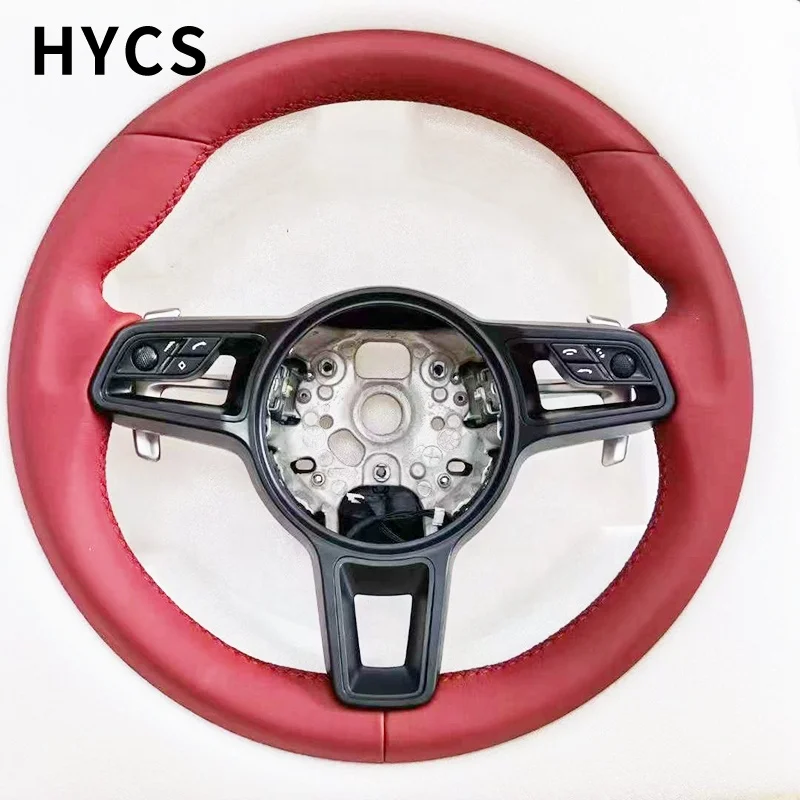 Popular Upgrades Car Interior Carbon Fiber Steering Wheel For Porsche Panamera 970 971 Cayenne Macan 996 997 718 991 911