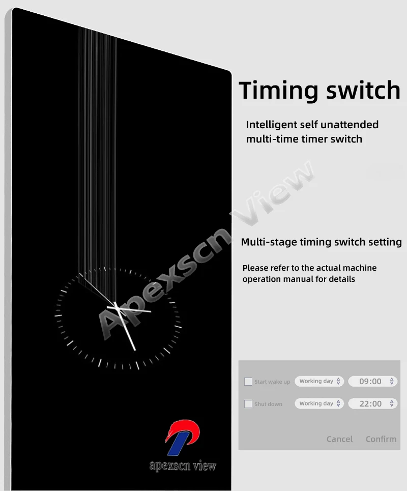 Distributore automatico con schermo pubblicitario Display pubblicitario orizzontale per macchina pubblicitaria