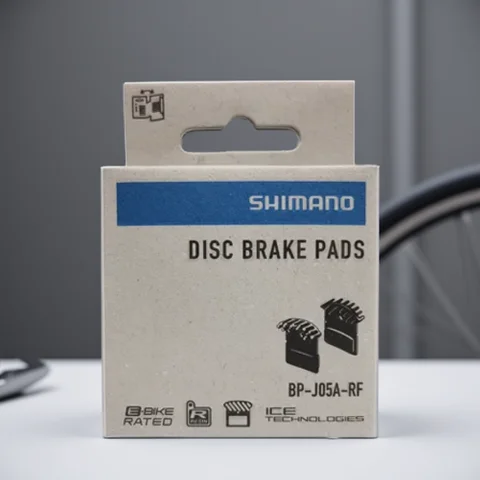 SHIMANO ICE-TECH J05A MTB Bicycle Resin Disc Brake Pads Cooling Fin for DEORE SLX XT XTR M675 M785 M6000 M7000 M8000 Bike Brake