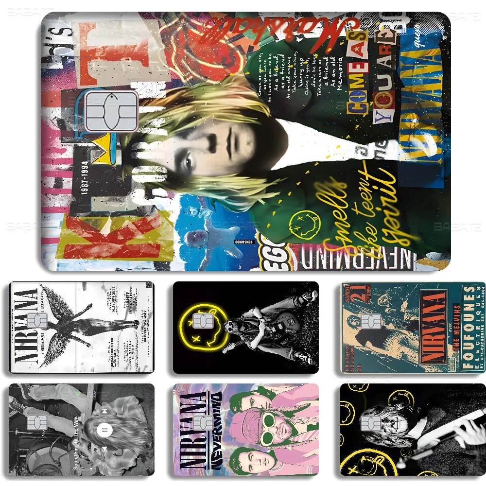 N-Nirvana 100% Hot Sale Amine Credit Debit Bank Card Bus Card Film Skin Sticker