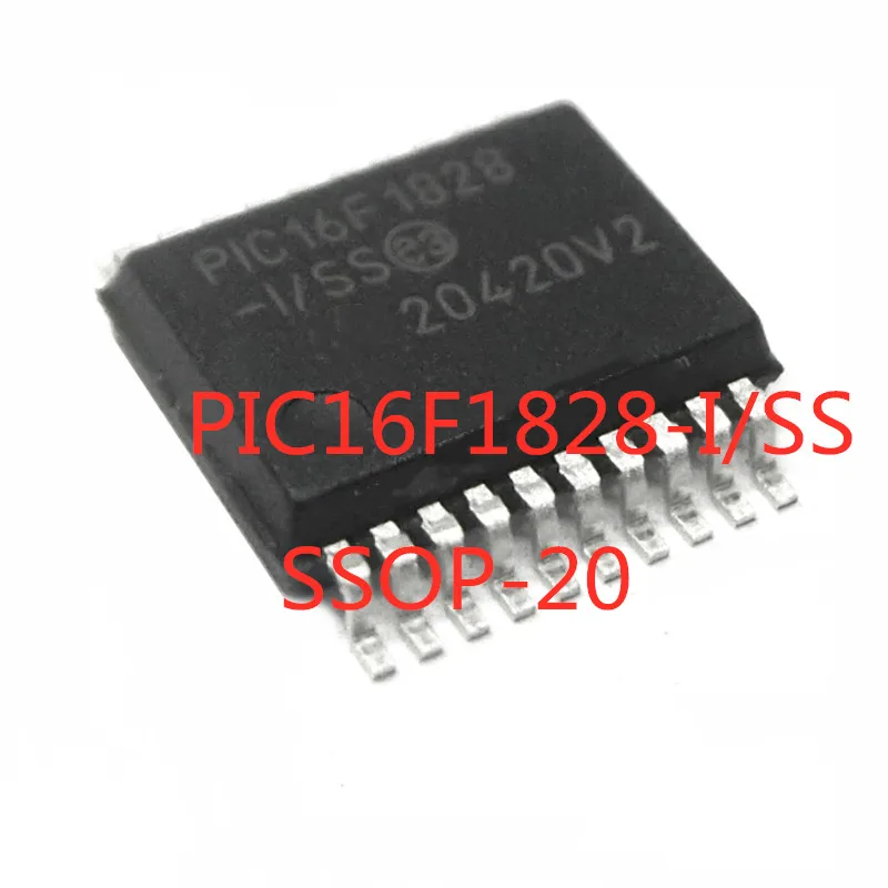 

5PCS/LOT 100% Quality PIC16F1828-I/SS PIC16F1828 16F1828 SMD SSOP-20 Microcontroller 8-bit In Stock New Original