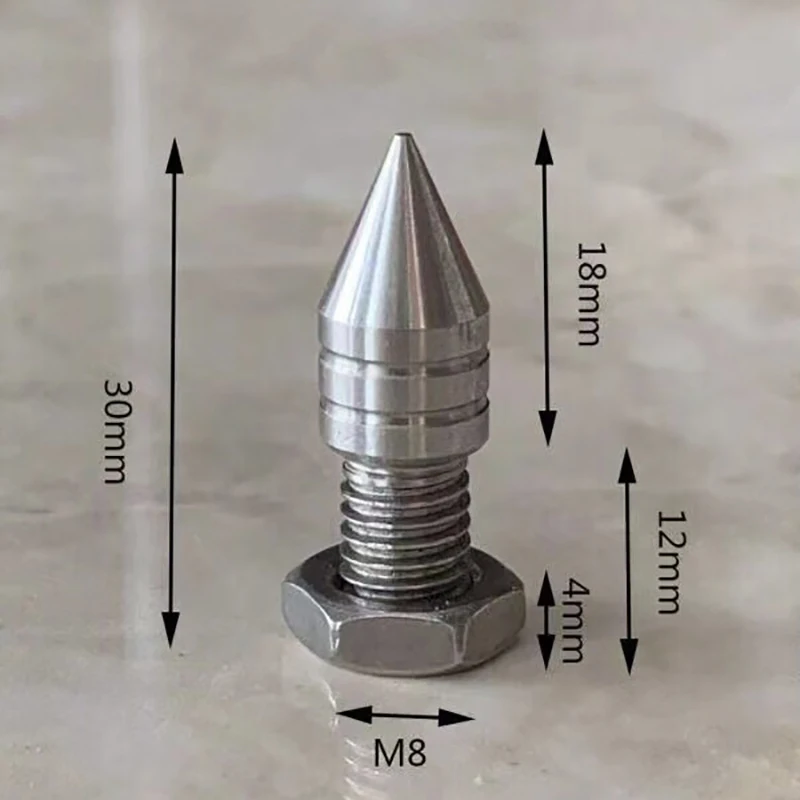 Hifi Audio M8 Luidspreker Spikes Versterker Rack Stand Voeten Pad Messing Audio Statief Isolatie Nagels Stand Piek Schokdemper