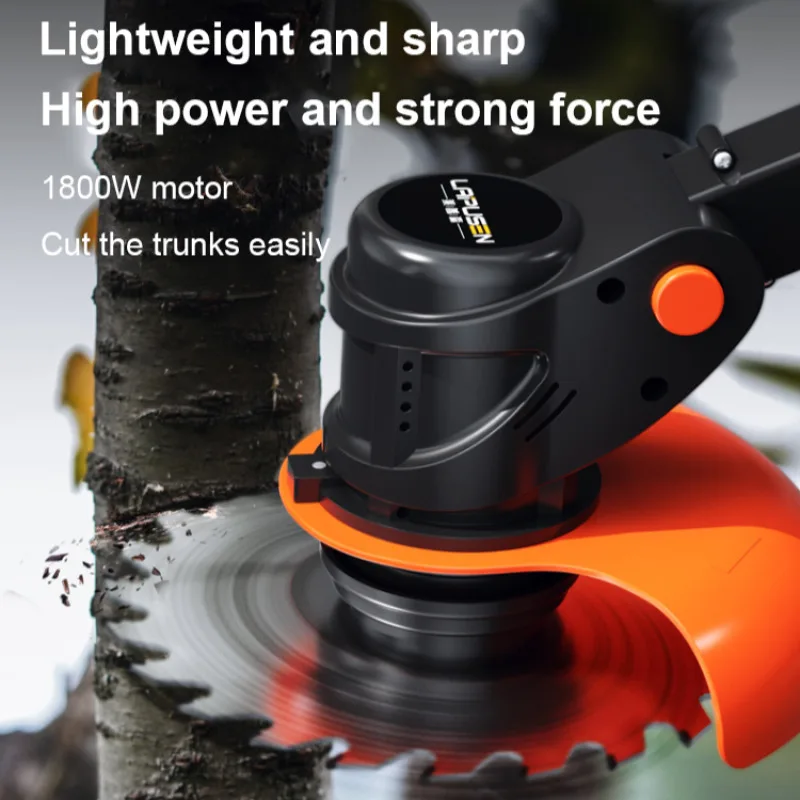 Electric Weeder Small Household Chainsaw Lithium Ion Saw Single Guide Plate Mini Saw For Garden Branch Cutting And Lawn Trimming