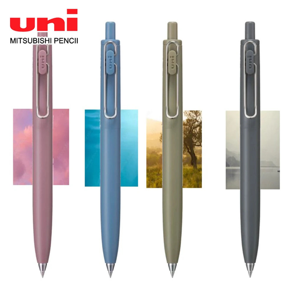 1pen 3refill Japan UNI Uniball Gel Pen UMN-SF Low Center of Gravity Limited Black Smooth Speed Dry 0.38/0.5mm School Stationery