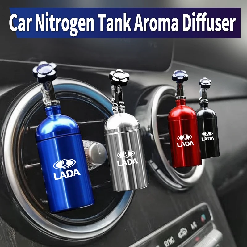 Car Air Freshener Auto Air Vent Perfume Flavoring Fragrance Accessories For Lada Priora Sedan Sport Kalina Granta Vesta Niva Lar