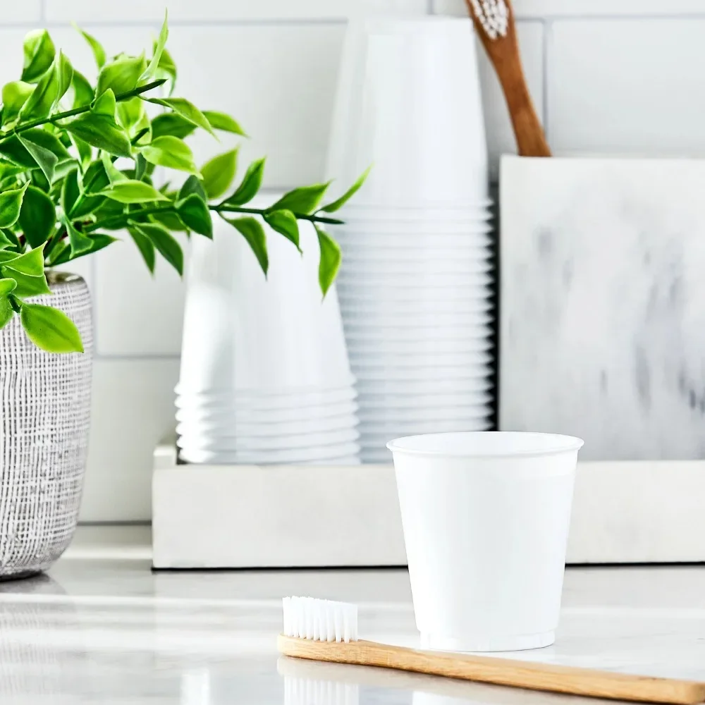 

Одноразовые пластиковые стаканчики для ванны, 3 унции, белые, 100 шт.