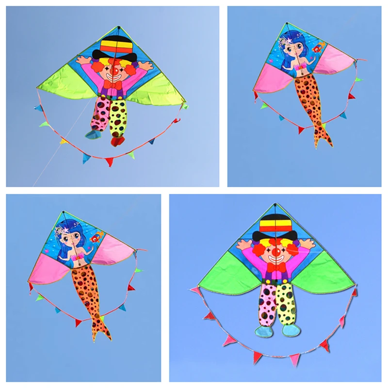 Free shipping cartoon kites flying toys for kids kites line nylon kites factory children's comet Fishing lines Flying Child kite