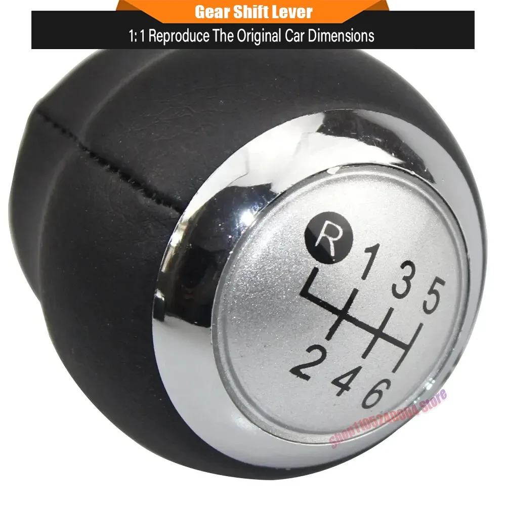 For Toyota Models Corolla Auris Aygo Rav4 Avensis Yaris Manual Gear Shift Knob Lever 5/6 Speed with Leather Cover Interior