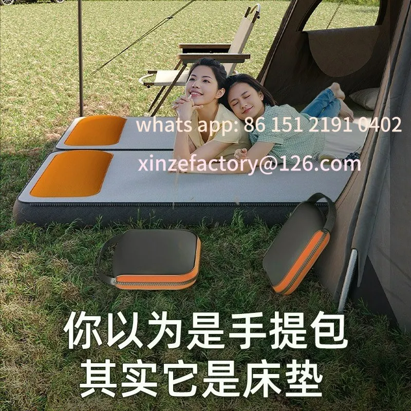 

Customizable Inflatable Sofa Mattress Outdoor Camping Portable Sleeping Mat Single Double Thickened Automatic Inflatable Mat