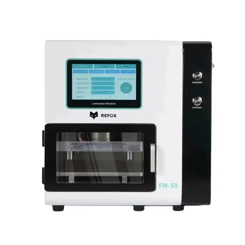 REFOX FM-50 Max Big Size 12.9 Inch OCA Laminator with Bubble Removal for Phone Curved/Flat Tablet Screen Refurbish Repair ToolsA
