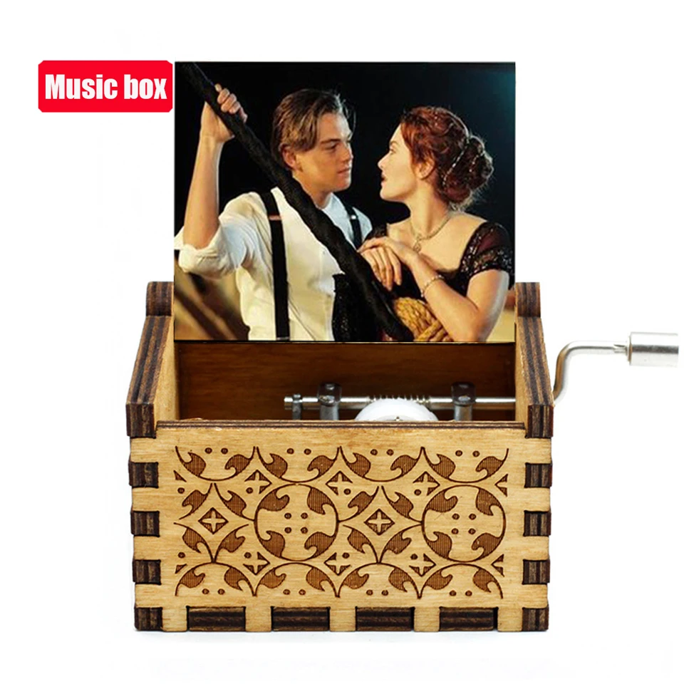 ==Neue Anime The Legend of Zelda DIY kreative hölzerne Spieluhr Qualität Handkurbel Musik Sky City Collection Hobby Spielzeug Bestes Geschenk