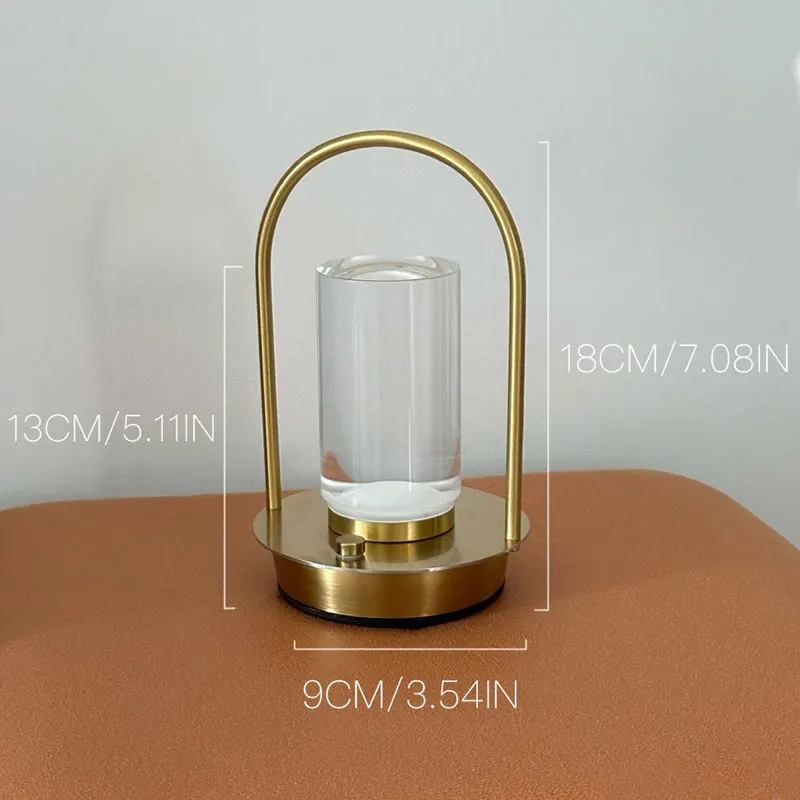 Led Home Portable Lamp, Night Light, LED Charging Touch Screen, Lnternet Metal Shell, Bedroom Bedside Lamp, Convenient Lamp