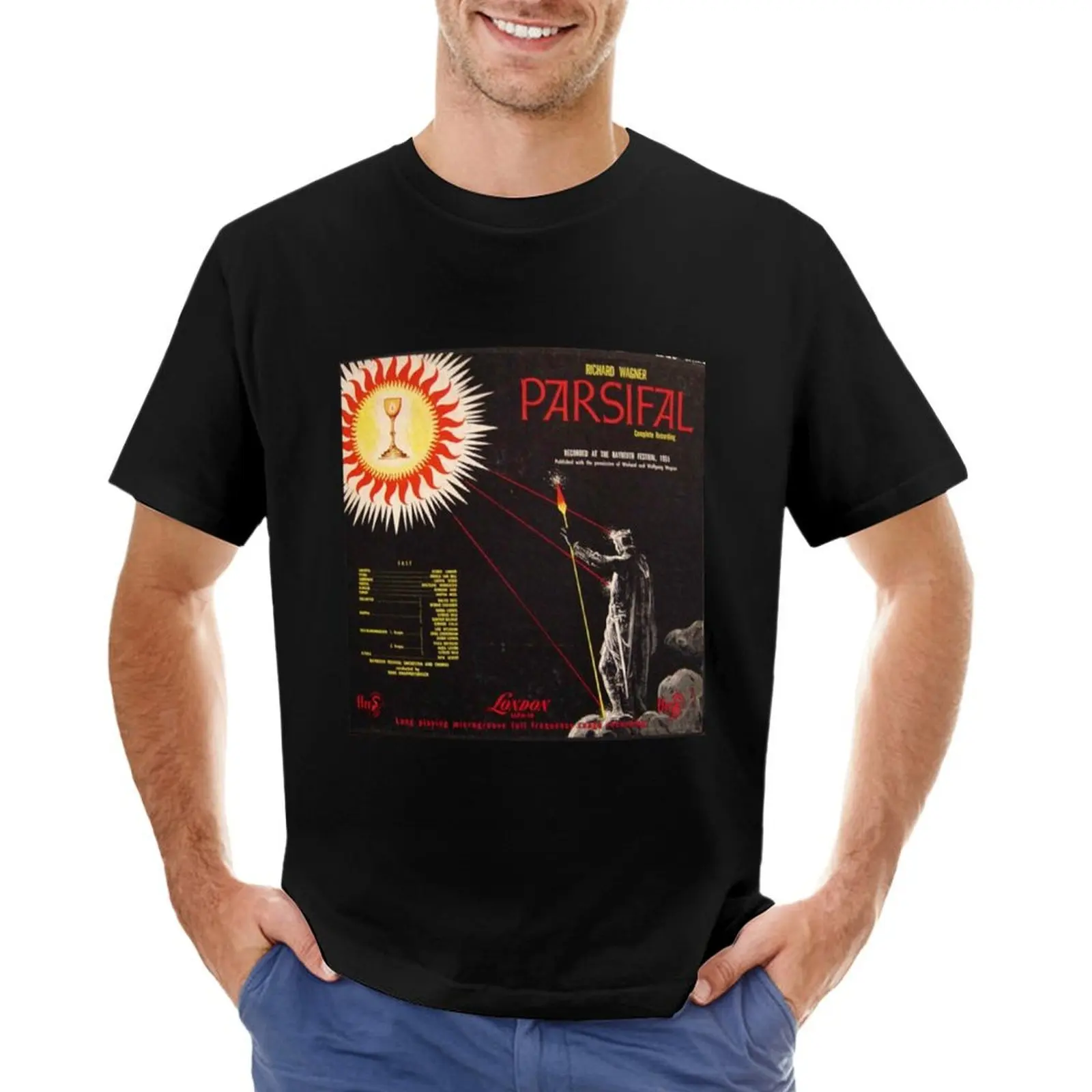 

Parsifal, Richard Wagner lp T-Shirt oversized graphic tee shirts graphic tees mens designer clothes