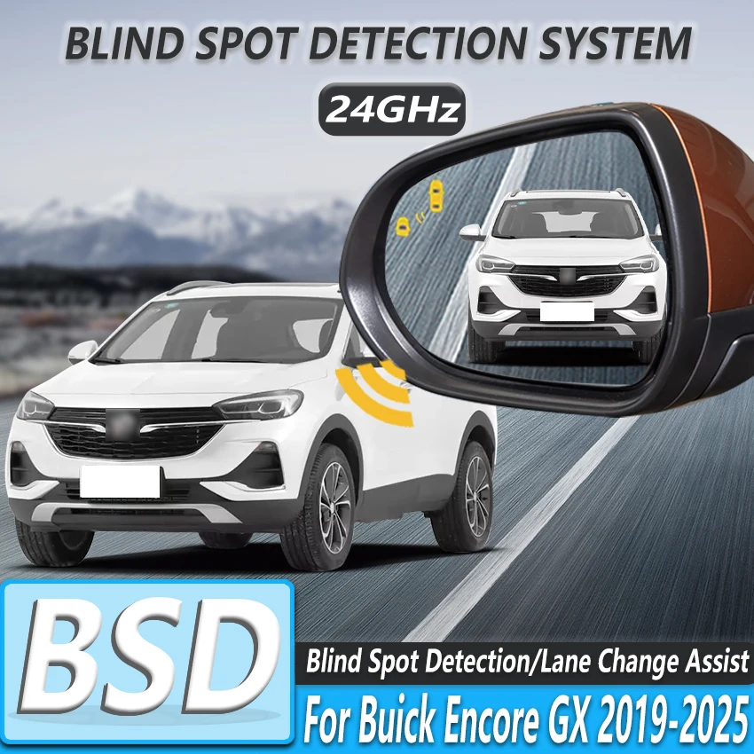 BSD Automotive Assisted Parking Sensor Rear View Mirror Blind Spot Detection System For Buick Encore GX 2019-2025