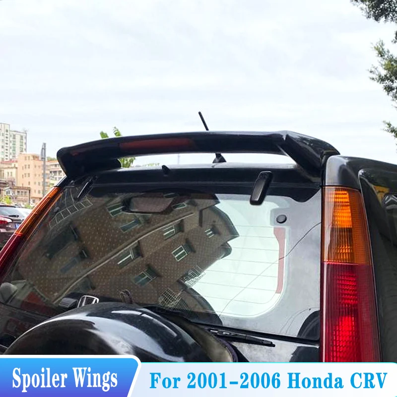 

For 2001-2006 Honda CRV CR-V Rear Roof Lip Spoiler Tail Wings High Quality ABS Material Car Decorate Tuning Body Kit Accessories