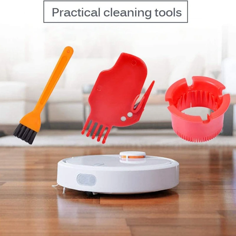 Комплект аксессуаров для робота-пылесоса Xiaomi Roborock S6 Maxv S6 Pure S6 E4 S5 S5 Max E35 E25 E20 S50 S51