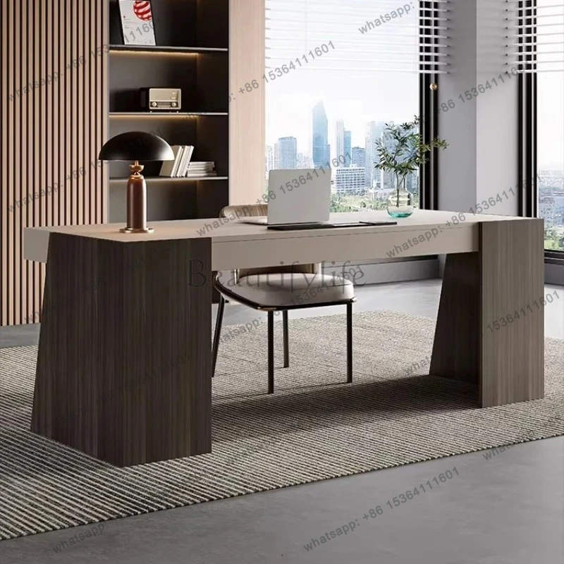 Modern luxury minimalist Desk table Computer desk office desks and workstations room study desks pliante Office Furniture