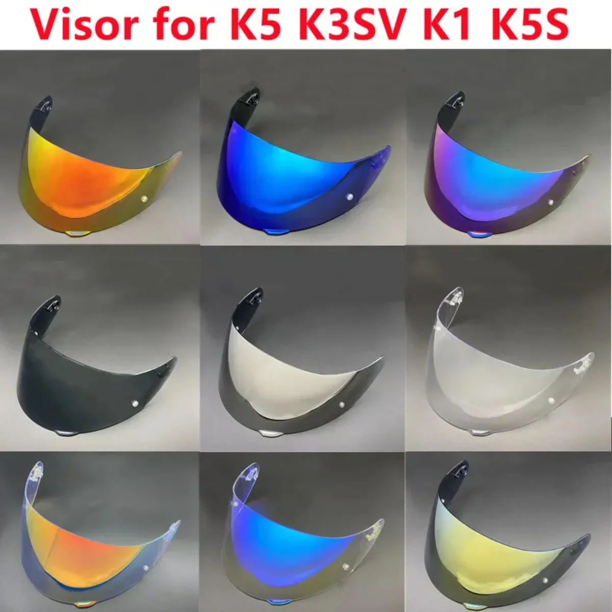 

K5 Helmet Visor Shield for AGV K3SV K1 K5 K5S High Strength Sunscreen Capacete Windshield Uv-cut Lens Casco Moto Accessories