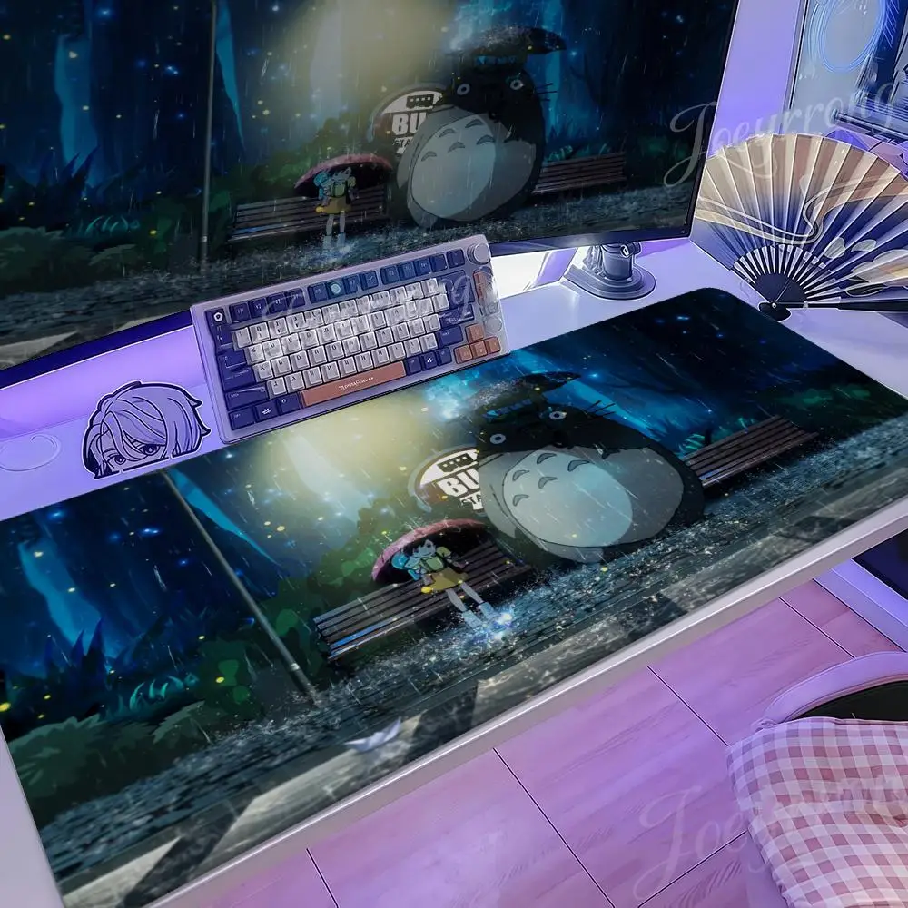 

Totoro Mouse Pad 1000x500 Hot Anime Taro Sakamoto Days XXL Large Gaming Non-slip Office Keyboard Mats Desk Mat