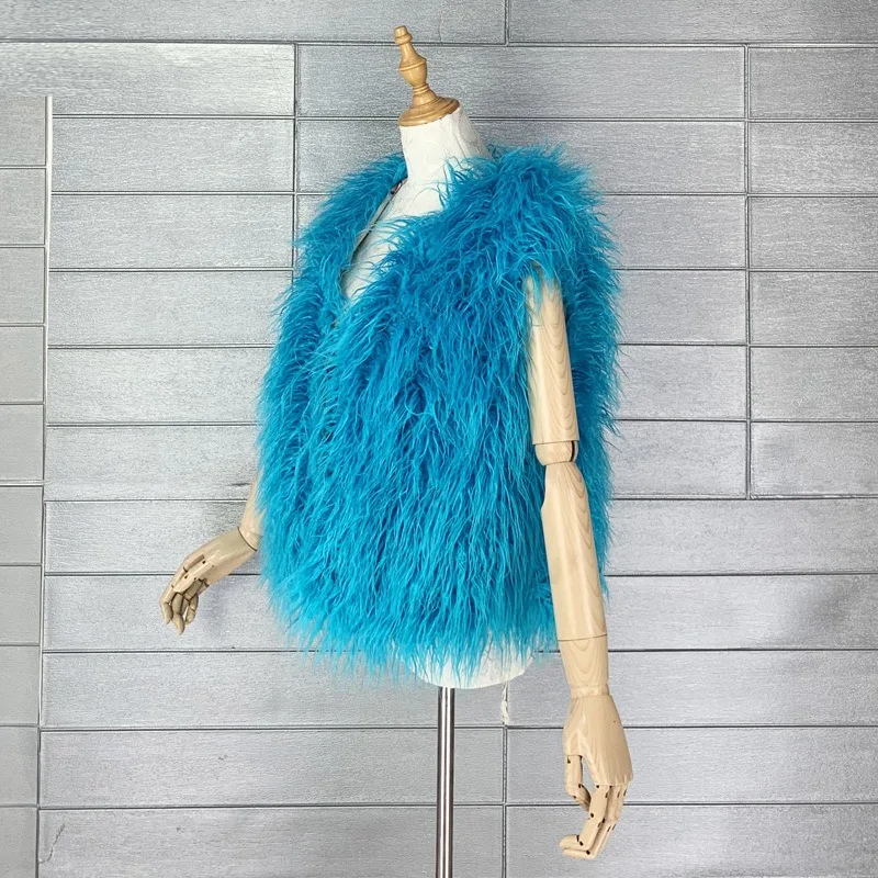 Women's Clothing Autumn Winter Coat Blouse Vest Faux Fur Coat Warm Eco-friendly New Vintage Comfortable Soft Hundred Versatile