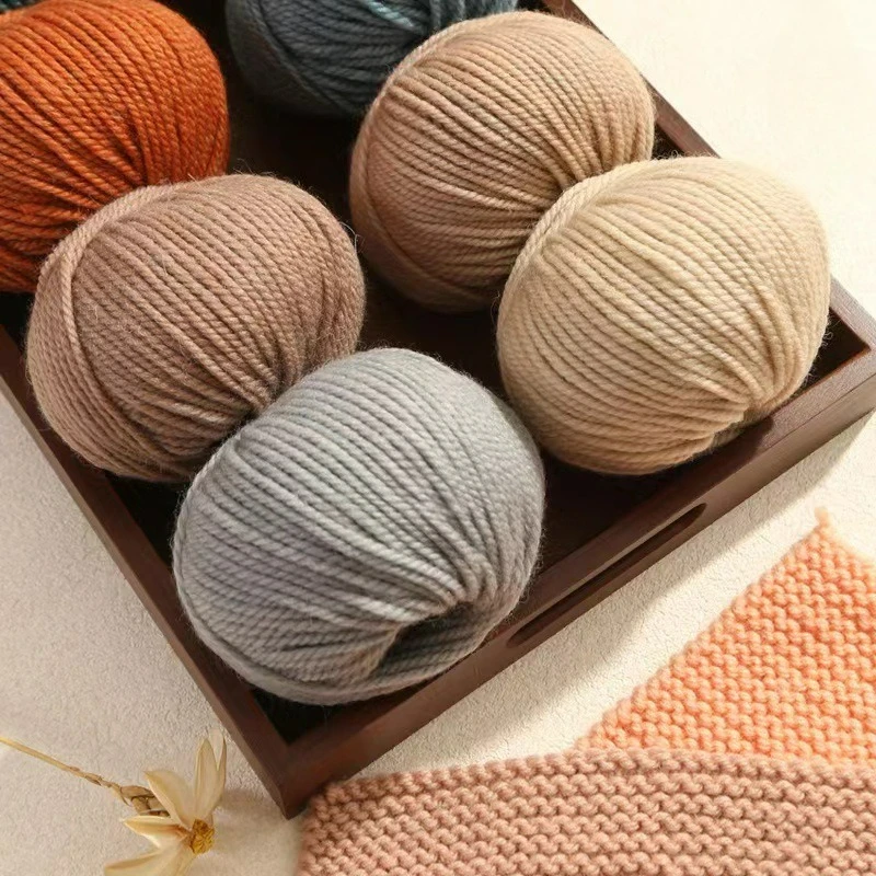 50g Natural Mongolian Yak Wool Down Premium Yak Wool Yarn DIY Handmand Medium Thick Sweater Jacket Yarn Crochet Scarf Hat Thread