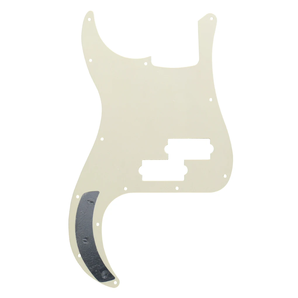 FLEOR 1 Stück PB Bass Schlagbrett Bass 4 Saiten PB Bass Schlagplatte 13 Löcher mit Schlagbrettschrauben – Detail 10