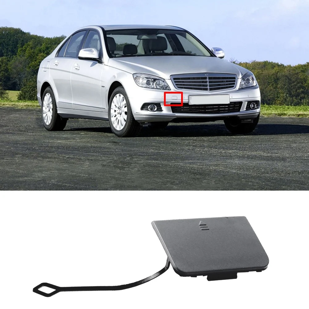 أ 2048850124   لمرسيدس بنز W204 C300 C280 C350 2007 2009 2011 المصد الأمامي سحب العين هوك غطاء غطاء لون عشوائي