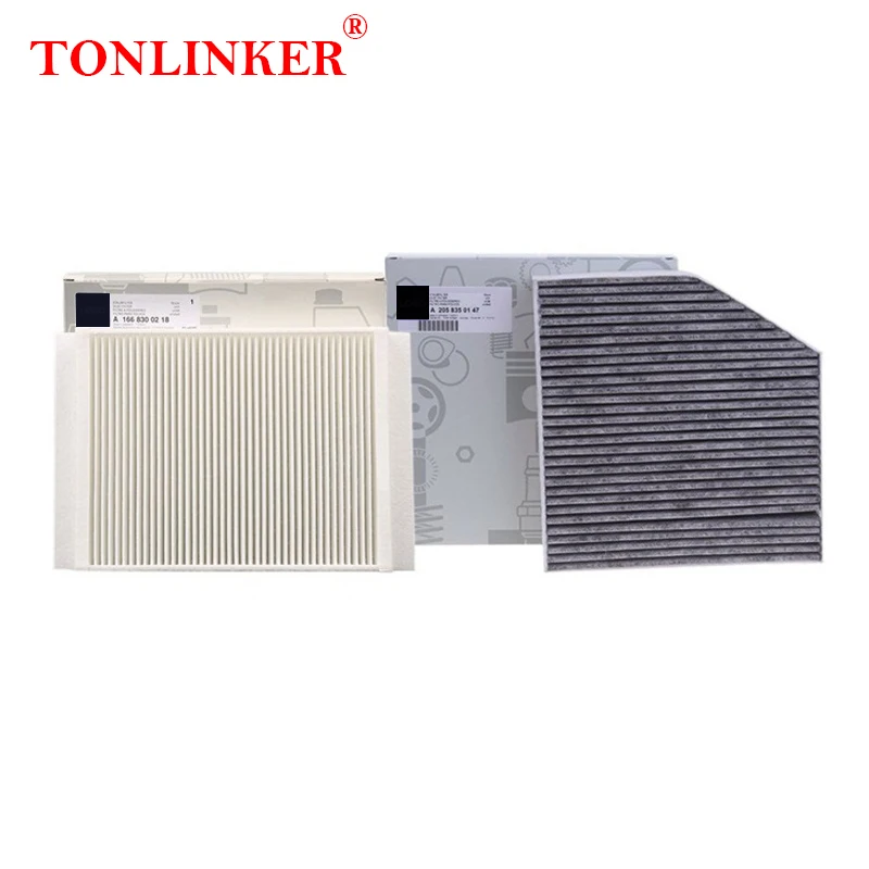 TONLINKER Cabin Filter For Mercedes Benz E Class W213 S213 2016-2022 E 200d 200 300 300e 300d 350 400d 400 450 E43 AMG E53 E63S