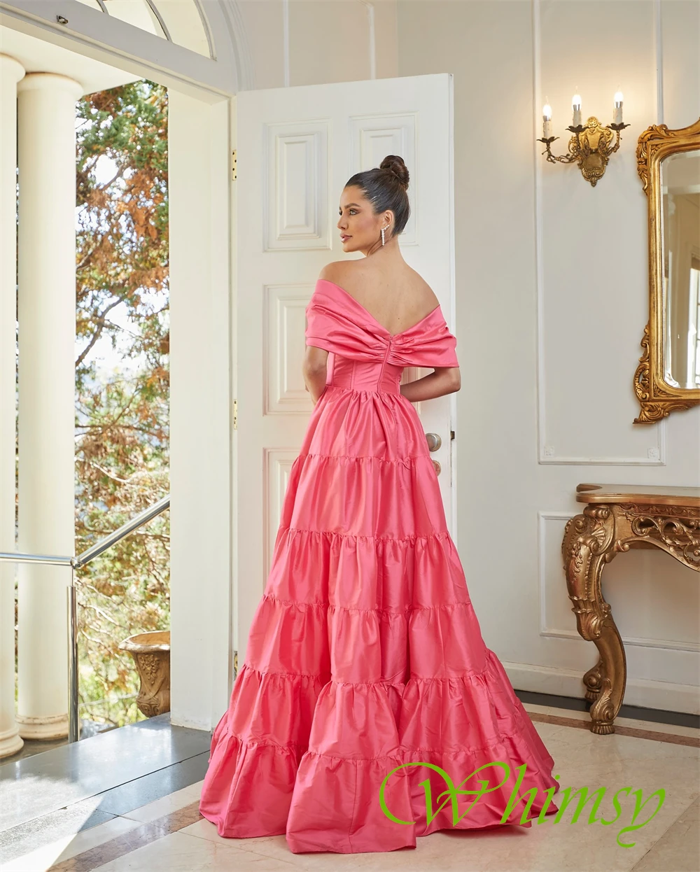 

Customized Modern Sweetheart Evening Dress Luxury Off the Shoulder Homecoming Dresses Temperament Satin Bespoke Occasion Gowns