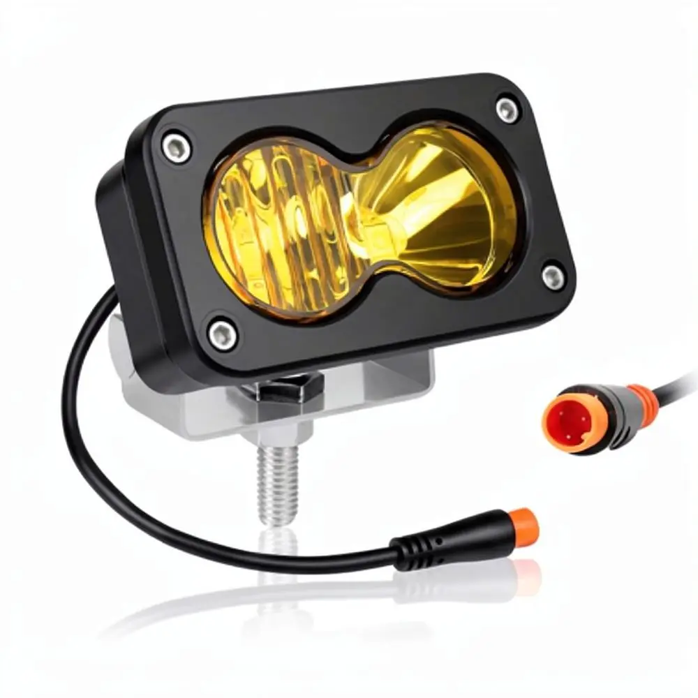 High Intensity LED Spot Light For Ridstar Q20 Ebike Mountain Bike Off Road Driving Fog Lamp Aluminum Alloy Exterior Light