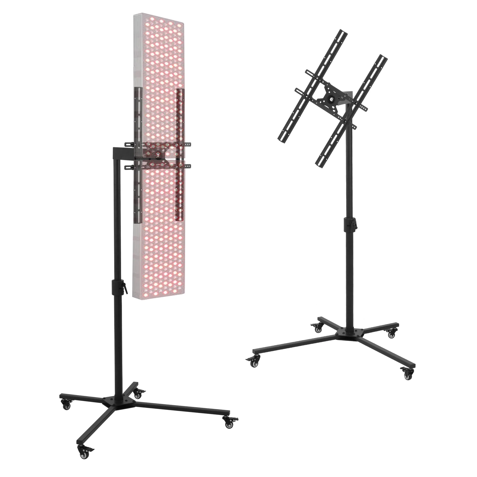 

Lamp Holder Adjustable Height & Any Angle Infrared Light Panel Stand with Wheel Locks 44 Lb Load Capacity Gift for Women Girl