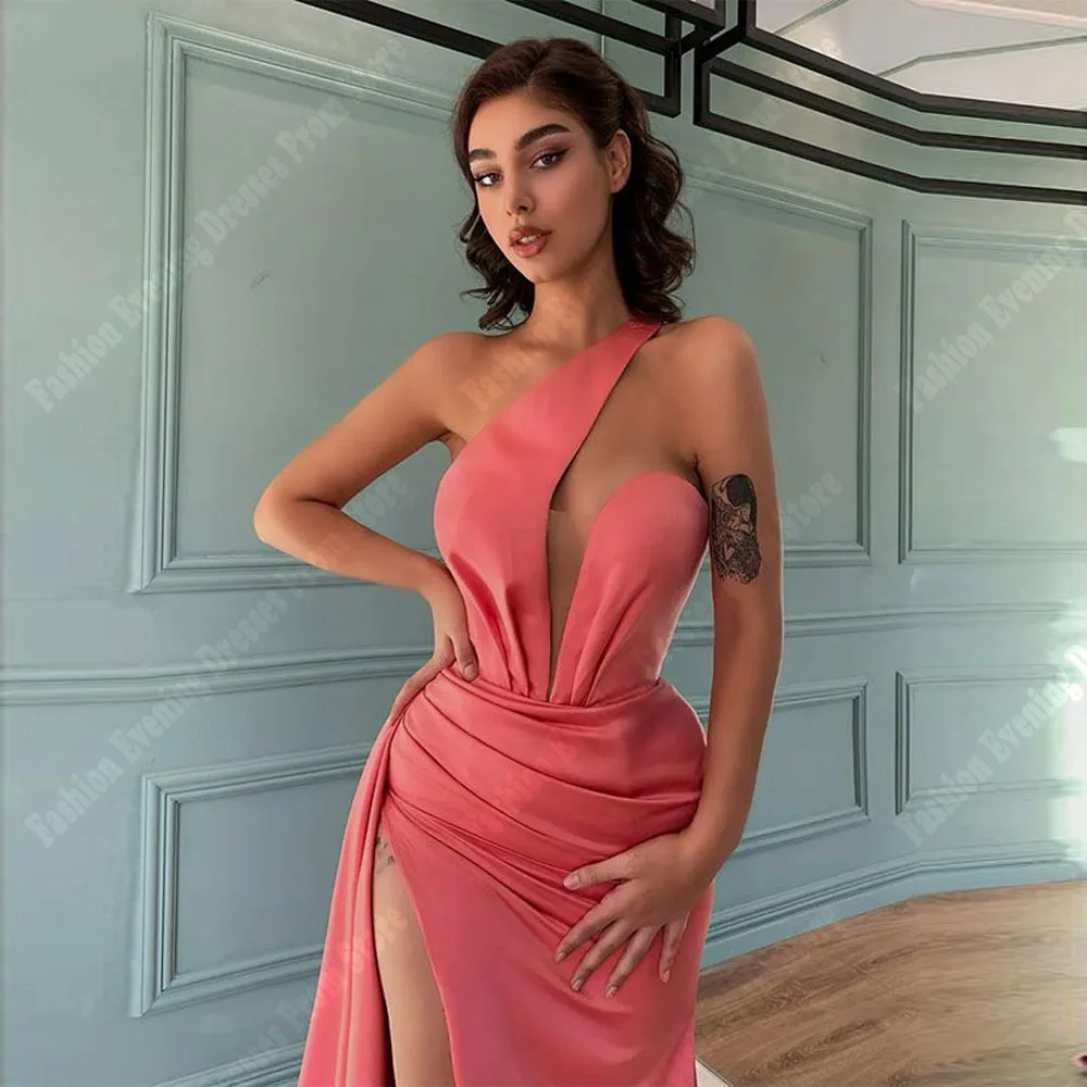 Illusion Light Mermaid Women Evening Dresses Sexy Formal High Fork Prom Gowns Dubai Party Start Of School Season Robes 2024