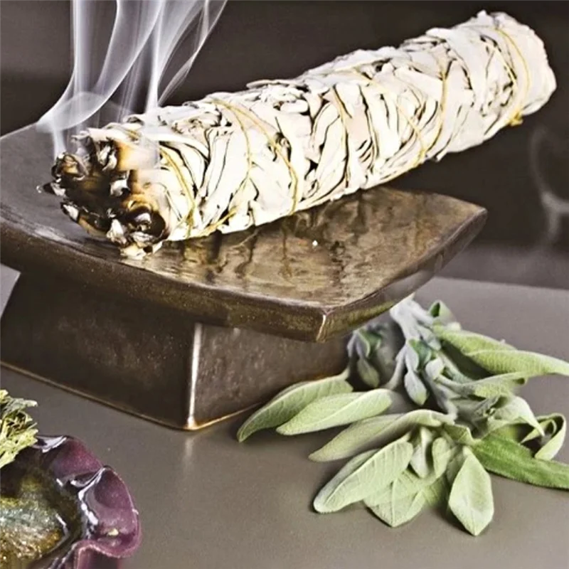 HGFLE-Incense White Sage Bundle Smudge Sticks Home Purification Spiritual Incense Sticksmeditation Portable Energy Cleansing view 2
