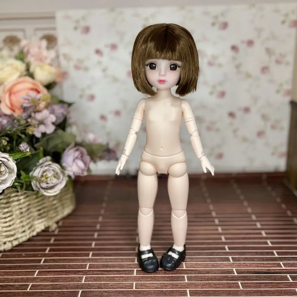 

Birthday Gift Without Clothes 1/6 BJD Doll Multi-Joint White Skin Doll Body Movable Model Body Doll Replacement Body DIY