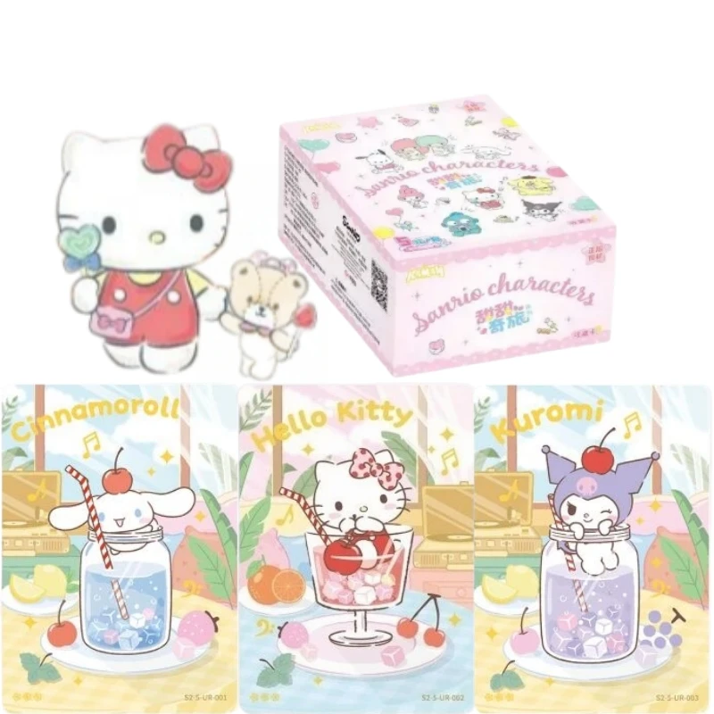 

Official Genuine Sanrio Family Sweet Journey Booster Packs Collectible Trading Cards Anime Character Hobby Holiday Gift